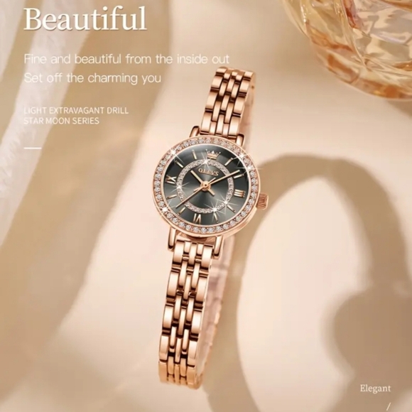 Olevs Jewelry - 🐎 NEW! Women's Rose Gold SS Watch By OLEVS